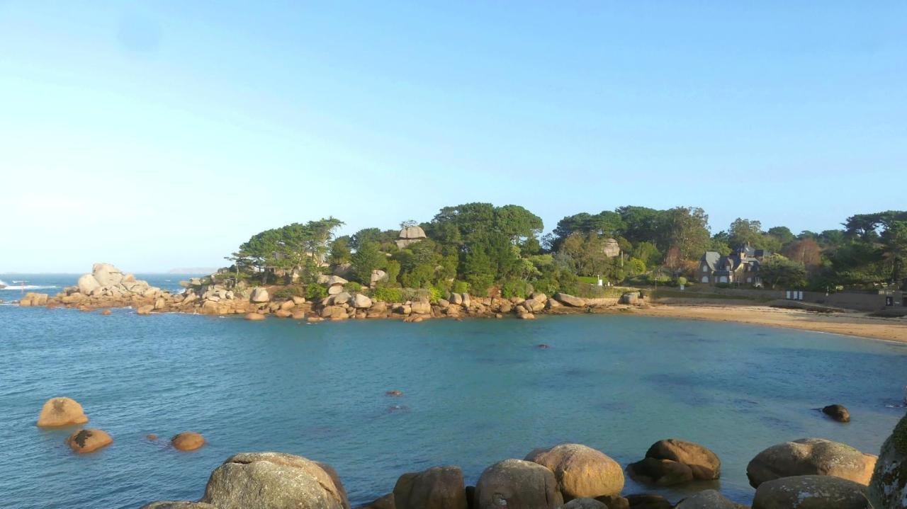 Logis Hotel Saint Guirec Et De La Plage 펄로스가이렉 외부 사진