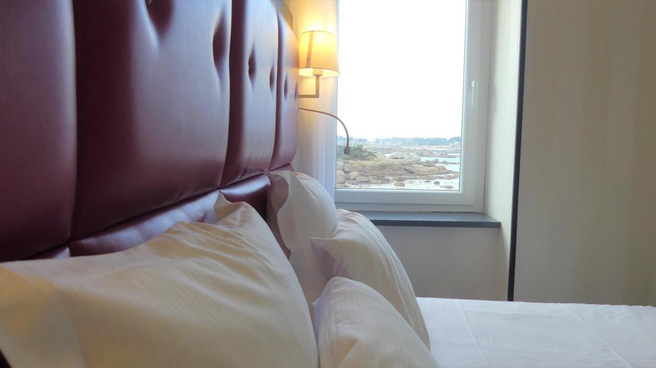 Logis Hotel Saint Guirec Et De La Plage 펄로스가이렉 외부 사진