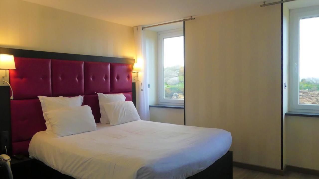 Logis Hotel Saint Guirec Et De La Plage 펄로스가이렉 외부 사진