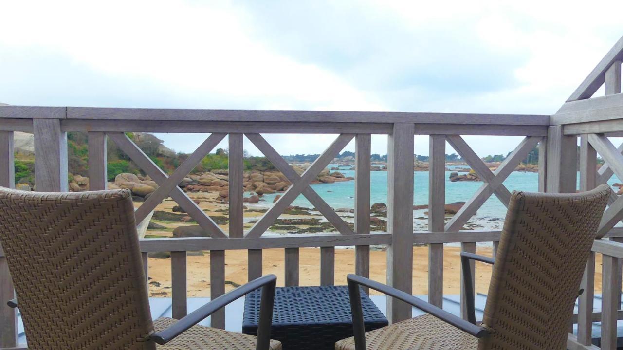 Logis Hotel Saint Guirec Et De La Plage 펄로스가이렉 외부 사진