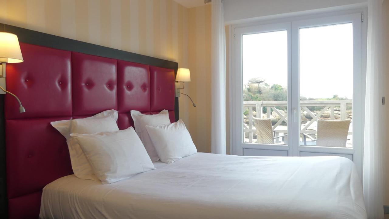 Logis Hotel Saint Guirec Et De La Plage 펄로스가이렉 외부 사진
