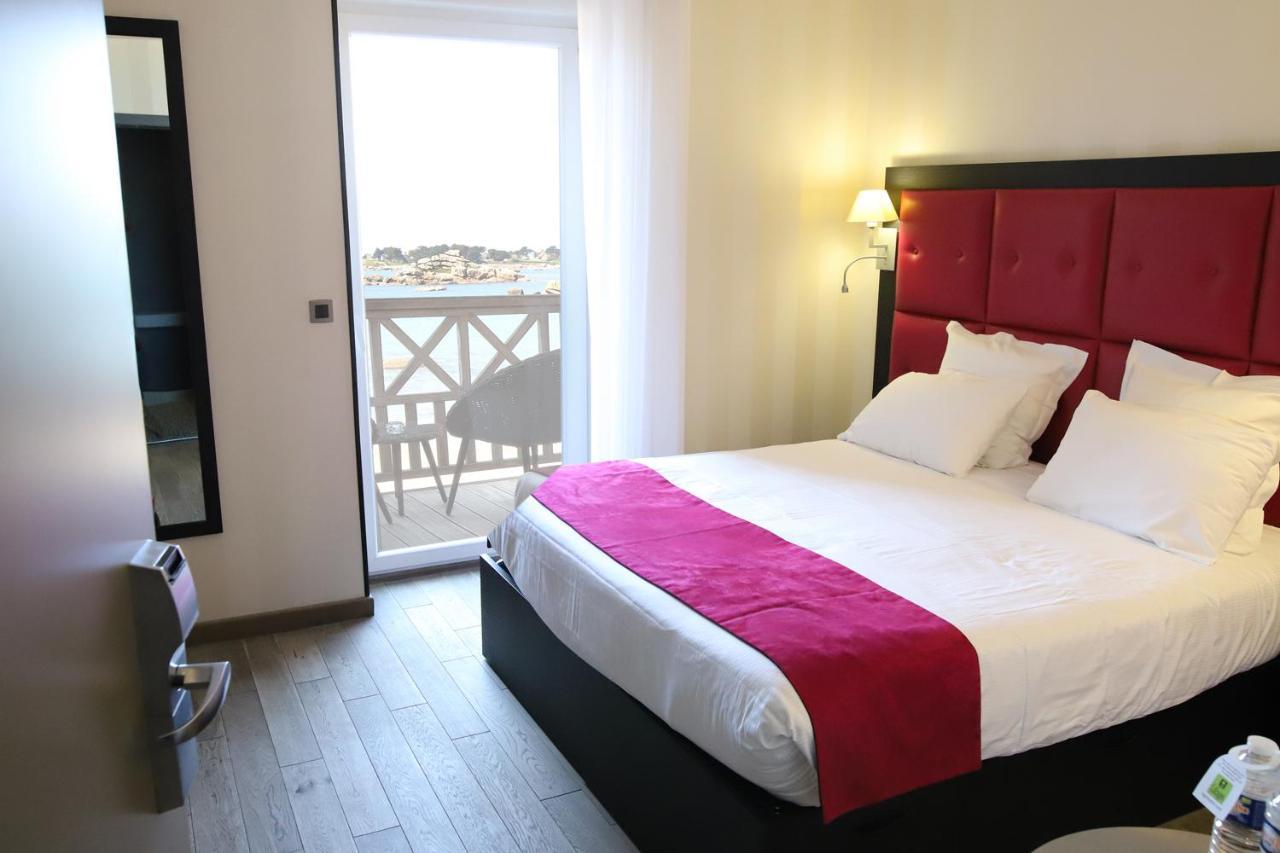 Logis Hotel Saint Guirec Et De La Plage 펄로스가이렉 외부 사진