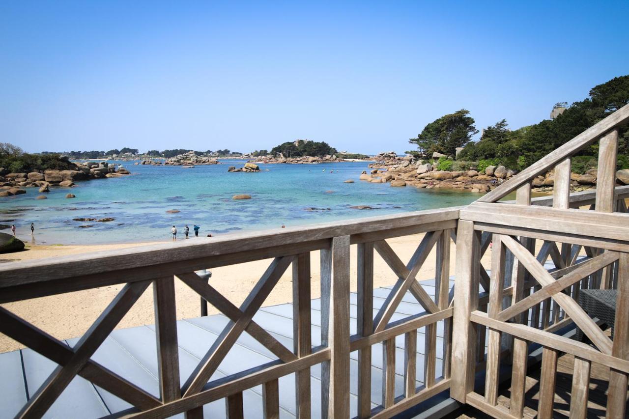 Logis Hotel Saint Guirec Et De La Plage 펄로스가이렉 외부 사진
