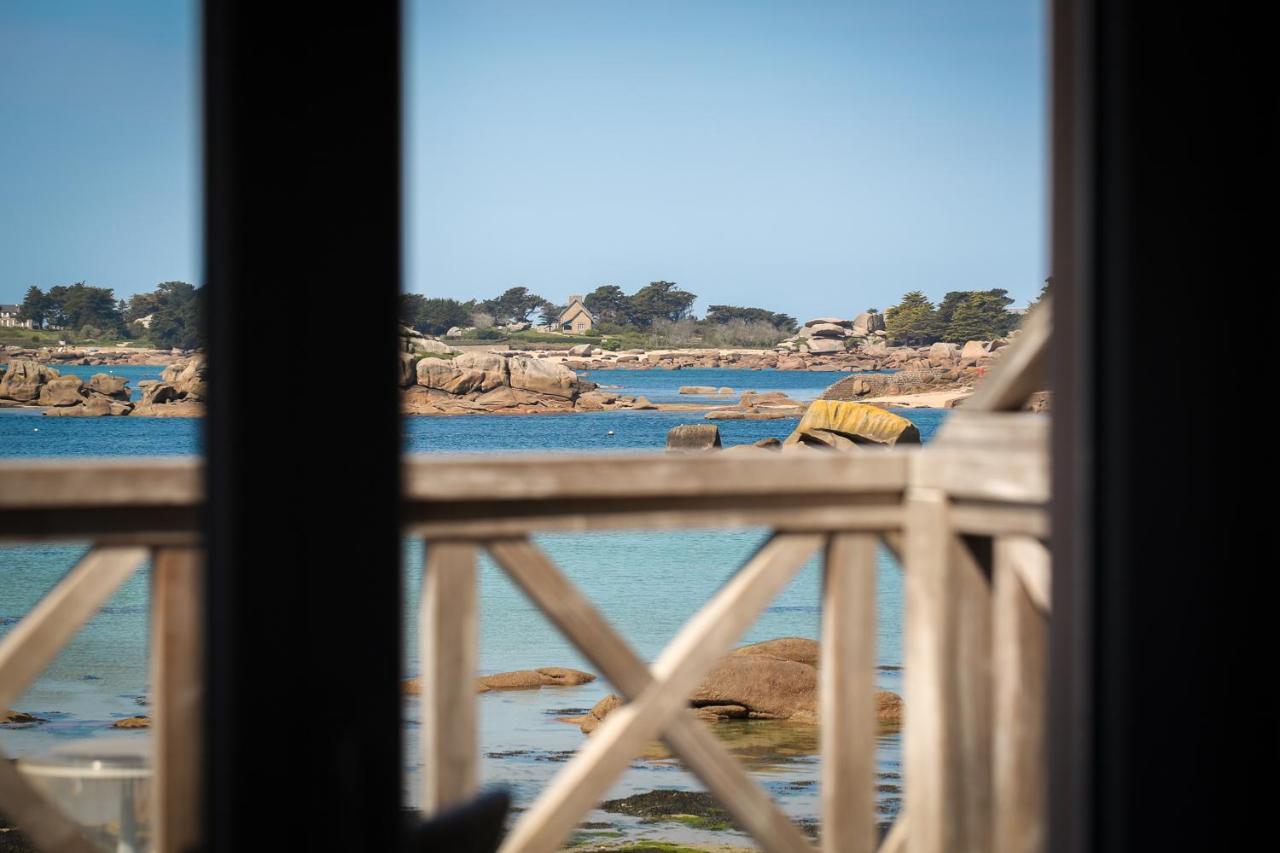 Logis Hotel Saint Guirec Et De La Plage 펄로스가이렉 외부 사진