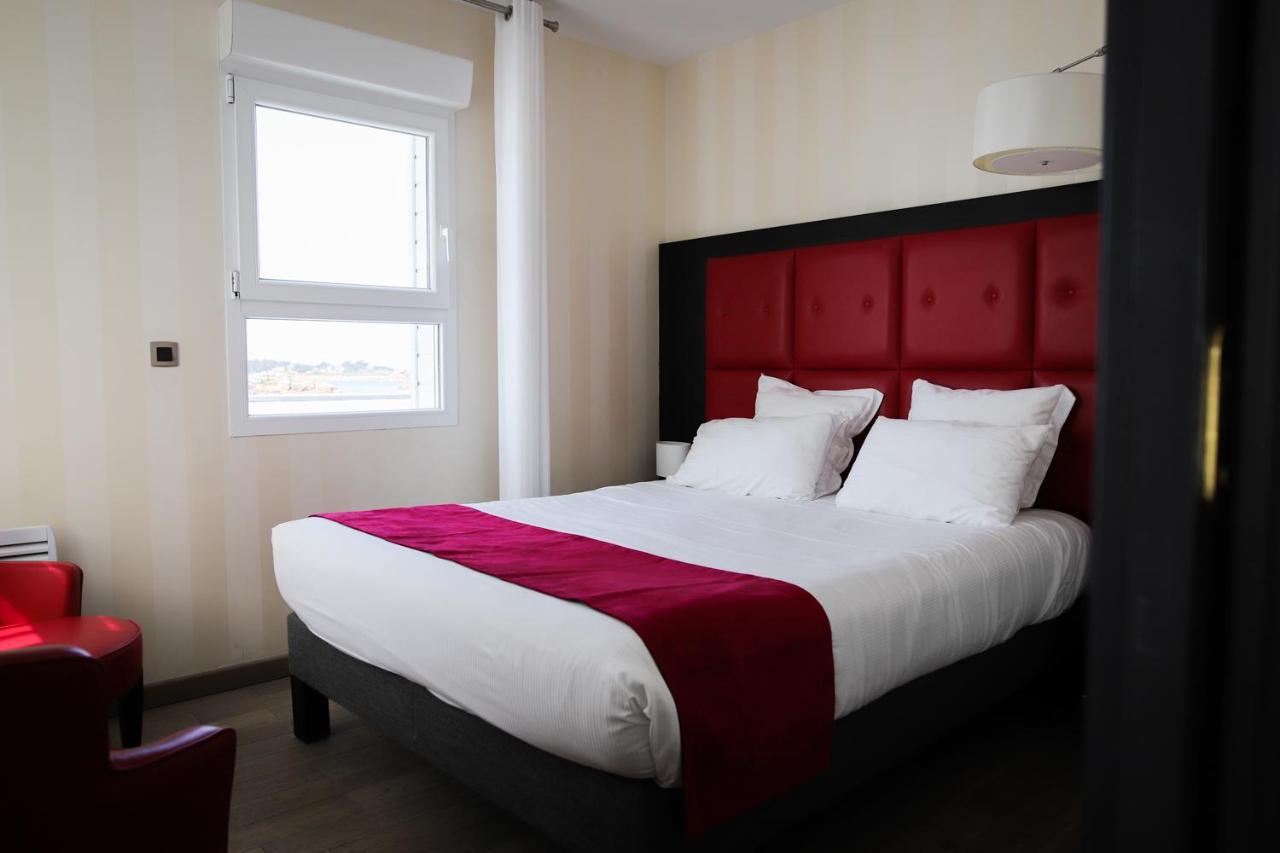 Logis Hotel Saint Guirec Et De La Plage 펄로스가이렉 외부 사진