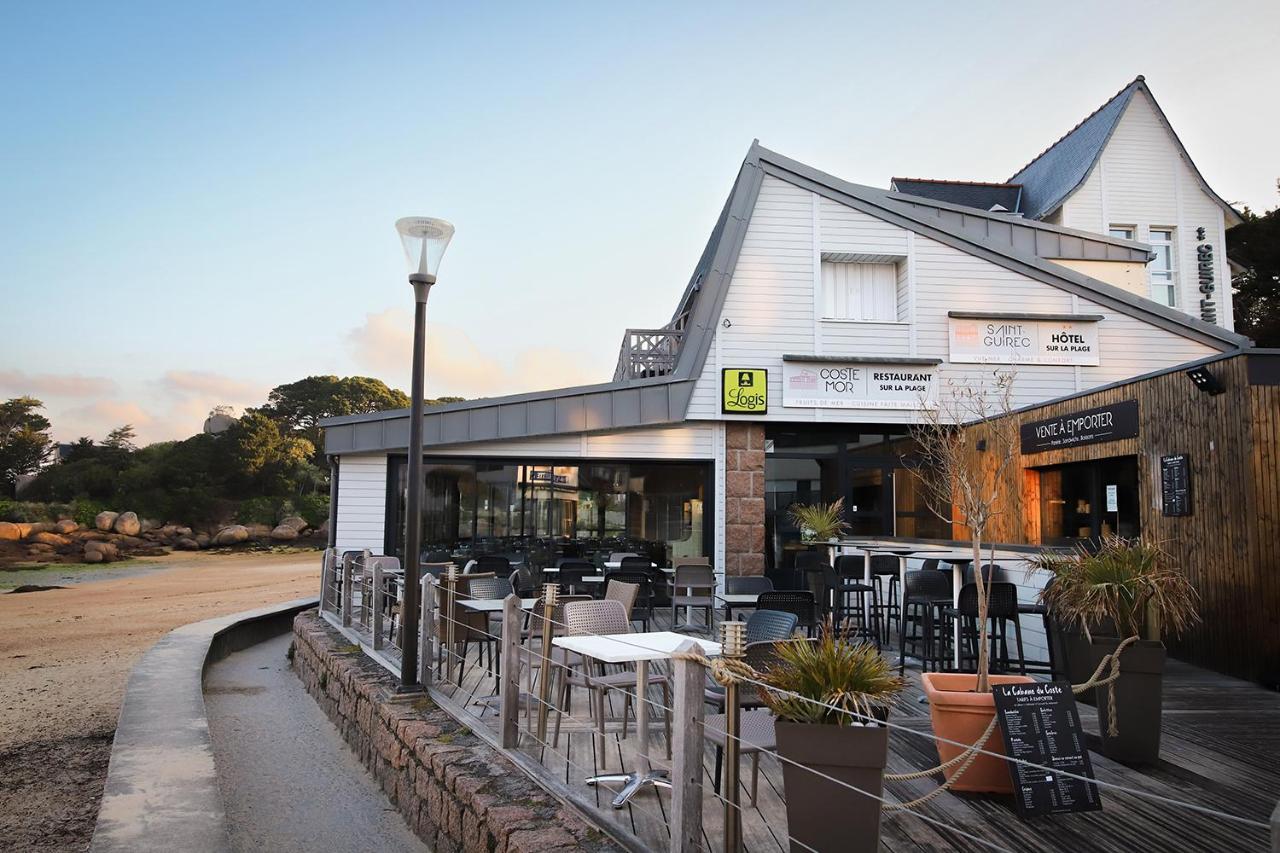 Logis Hotel Saint Guirec Et De La Plage 펄로스가이렉 외부 사진