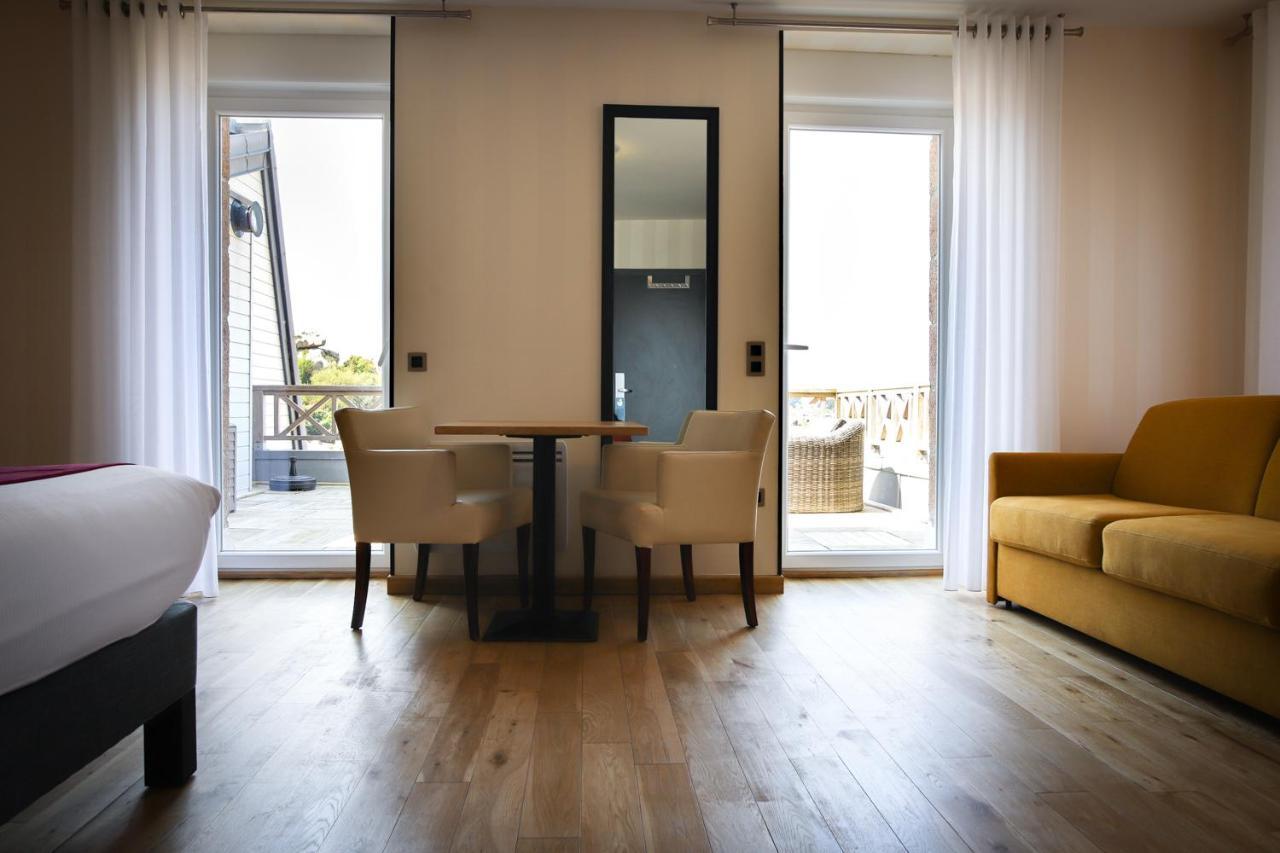 Logis Hotel Saint Guirec Et De La Plage 펄로스가이렉 외부 사진