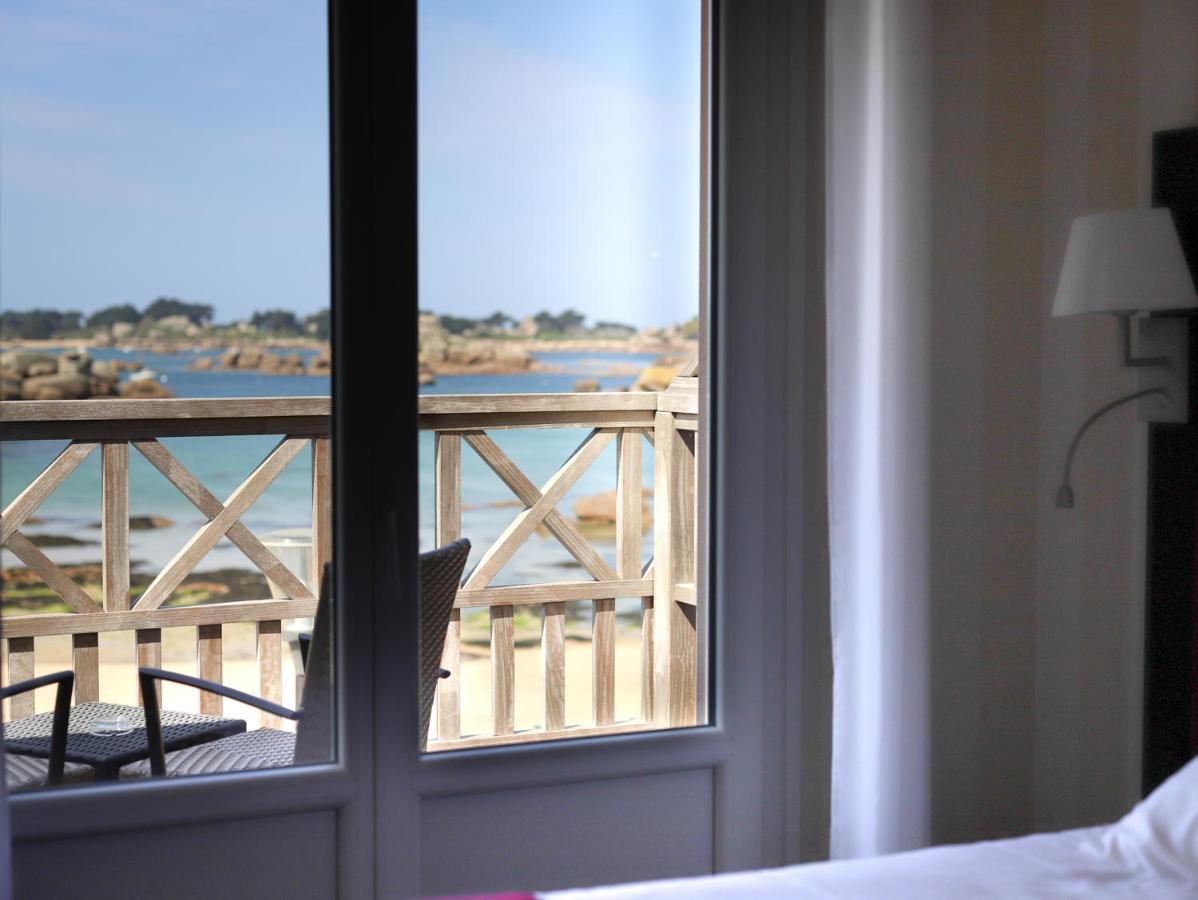 Logis Hotel Saint Guirec Et De La Plage 펄로스가이렉 외부 사진