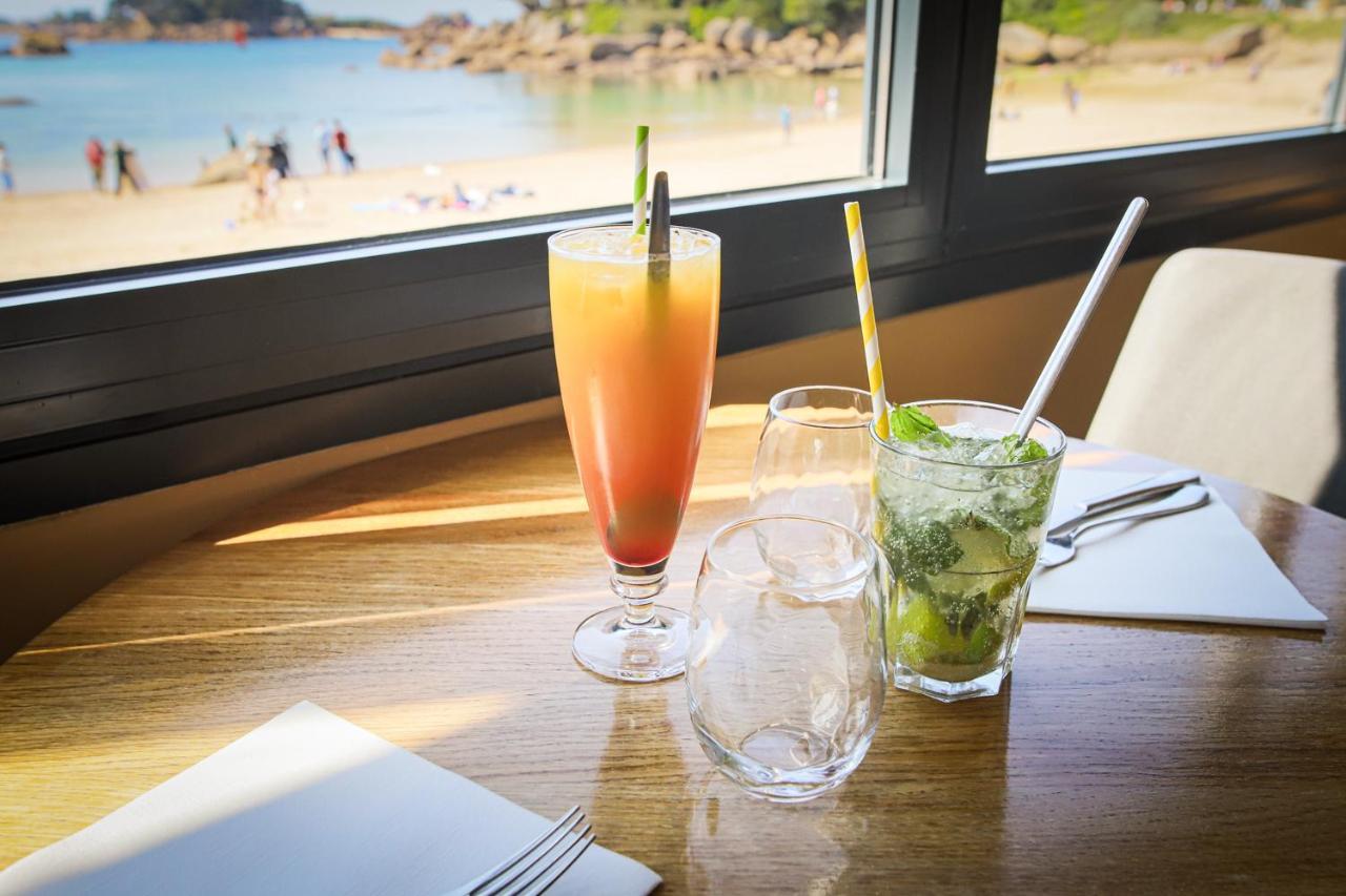 Logis Hotel Saint Guirec Et De La Plage 펄로스가이렉 외부 사진
