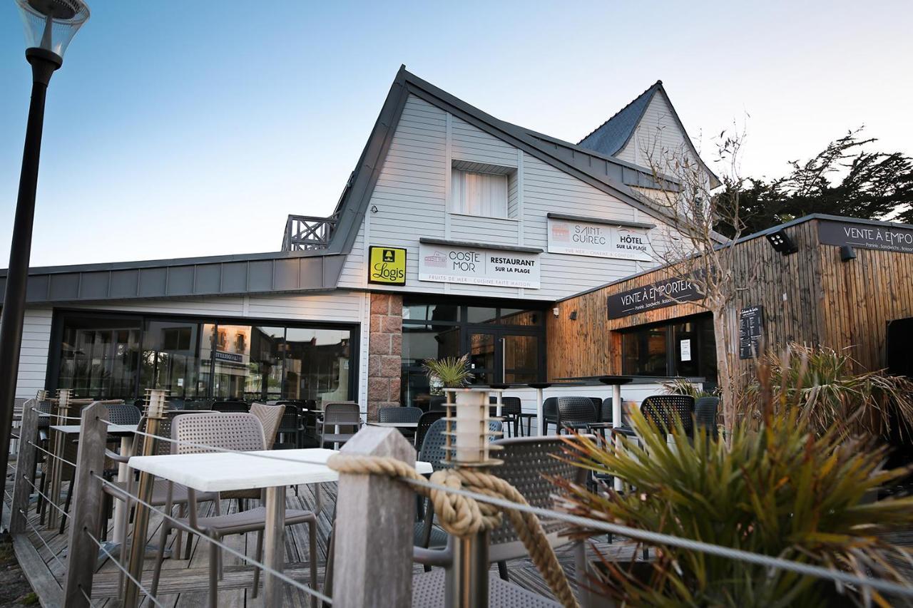 Logis Hotel Saint Guirec Et De La Plage 펄로스가이렉 외부 사진