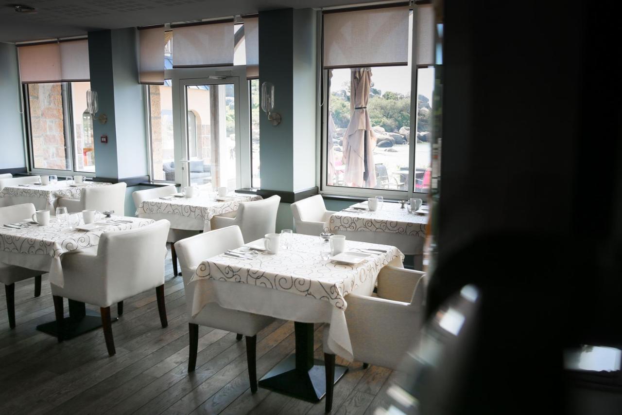 Logis Hotel Saint Guirec Et De La Plage 펄로스가이렉 외부 사진