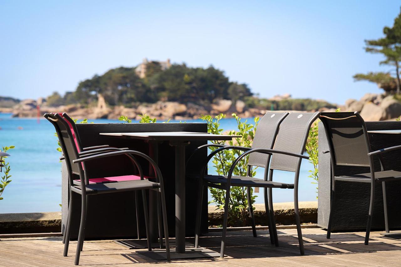 Logis Hotel Saint Guirec Et De La Plage 펄로스가이렉 외부 사진