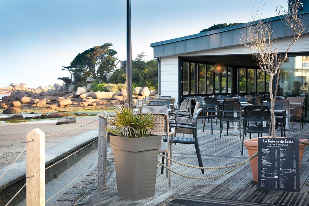 Logis Hotel Saint Guirec Et De La Plage 펄로스가이렉 외부 사진