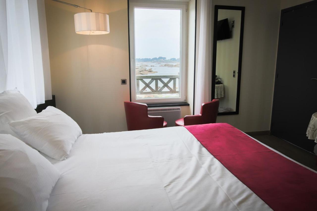 Logis Hotel Saint Guirec Et De La Plage 펄로스가이렉 외부 사진