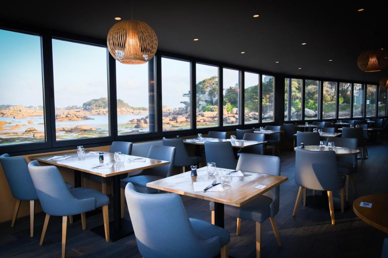 Logis Hotel Saint Guirec Et De La Plage 펄로스가이렉 외부 사진