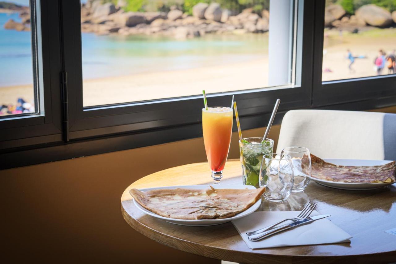 Logis Hotel Saint Guirec Et De La Plage 펄로스가이렉 외부 사진