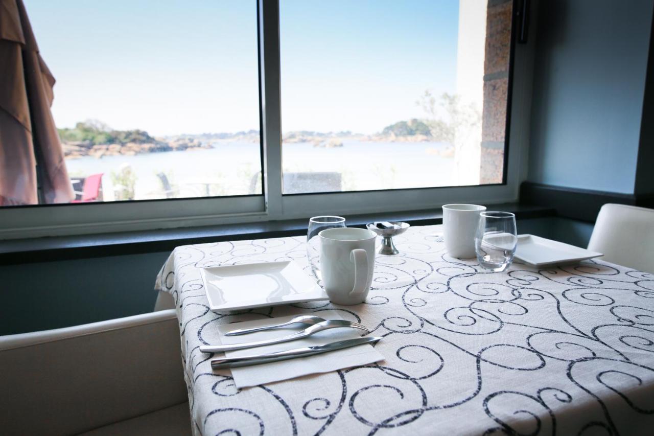 Logis Hotel Saint Guirec Et De La Plage 펄로스가이렉 외부 사진