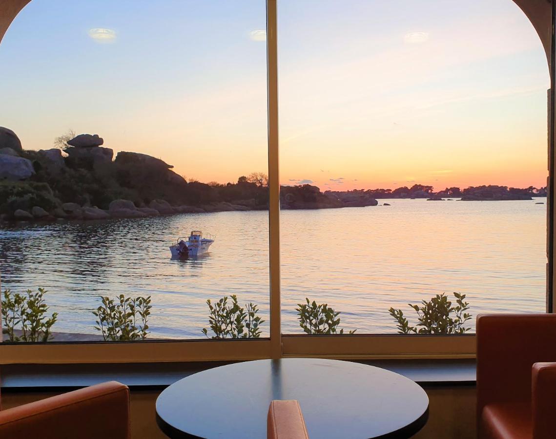 Logis Hotel Saint Guirec Et De La Plage 펄로스가이렉 외부 사진