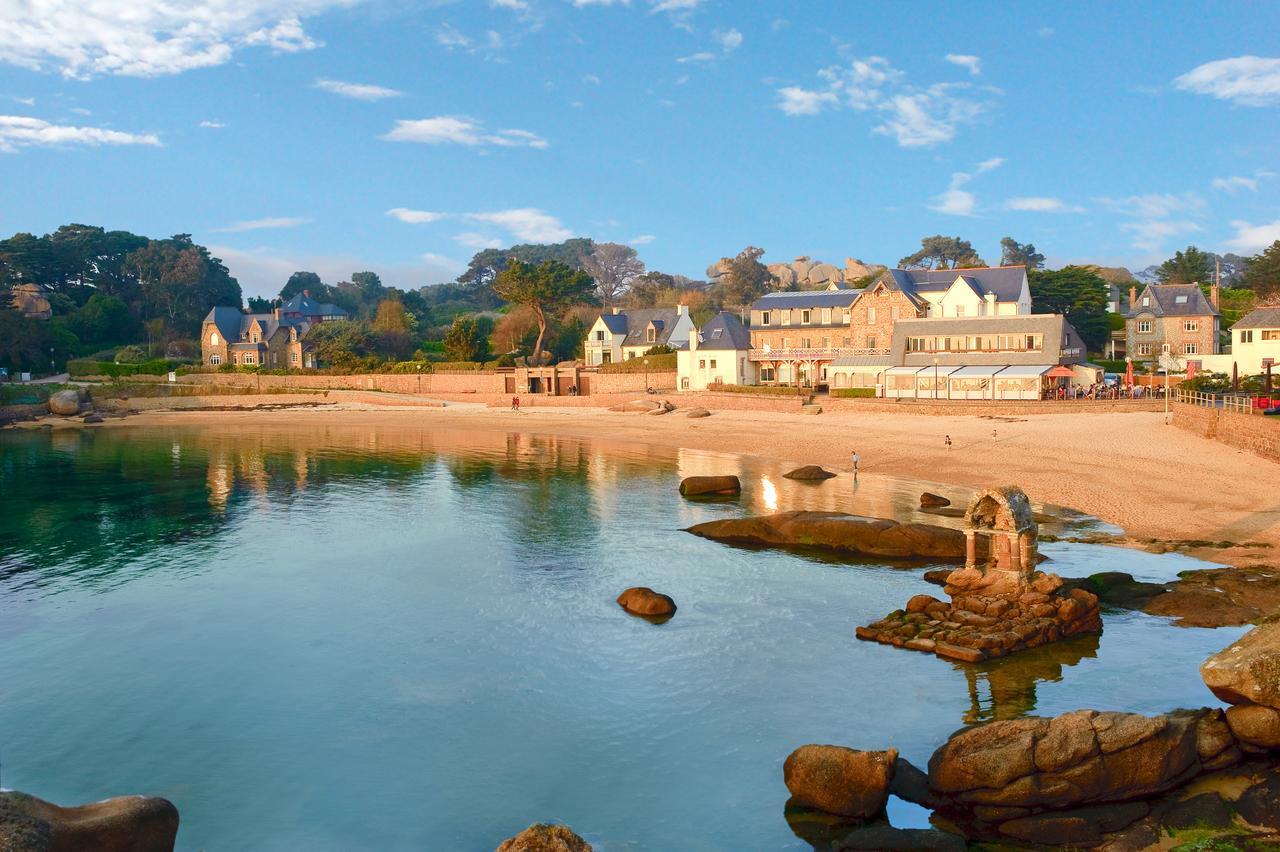 Logis Hotel Saint Guirec Et De La Plage 펄로스가이렉 외부 사진